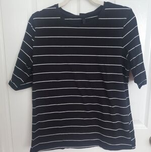Striped Black and White T-Shirt
